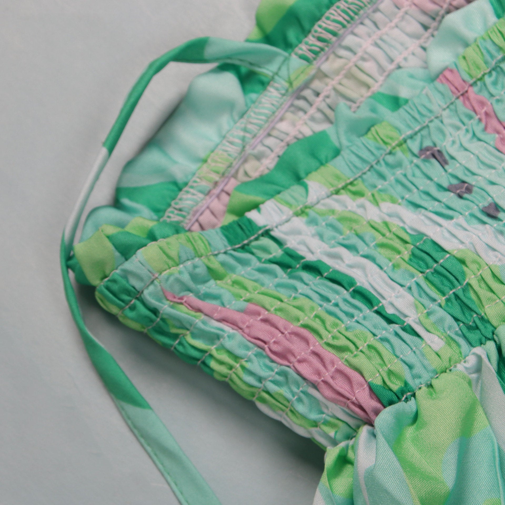 Sexy printed suspenders pleated wide-leg suspenders Jumpsuit 38