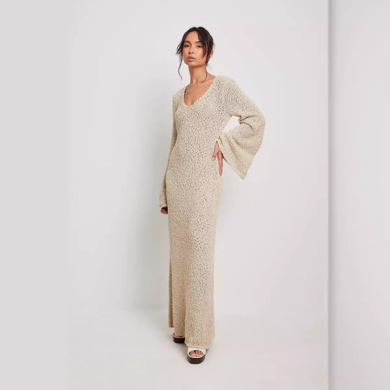 Women's Autumn Casual Long Sweater Dress