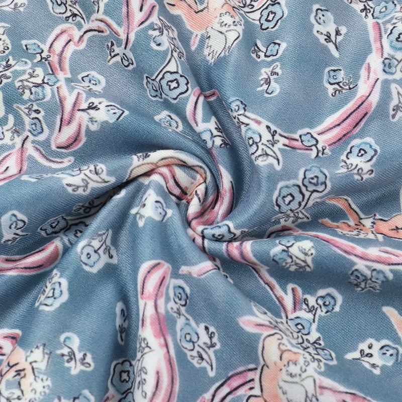 Sexy Straps Printed Slim Holidays Chic Slim Long Dress 17