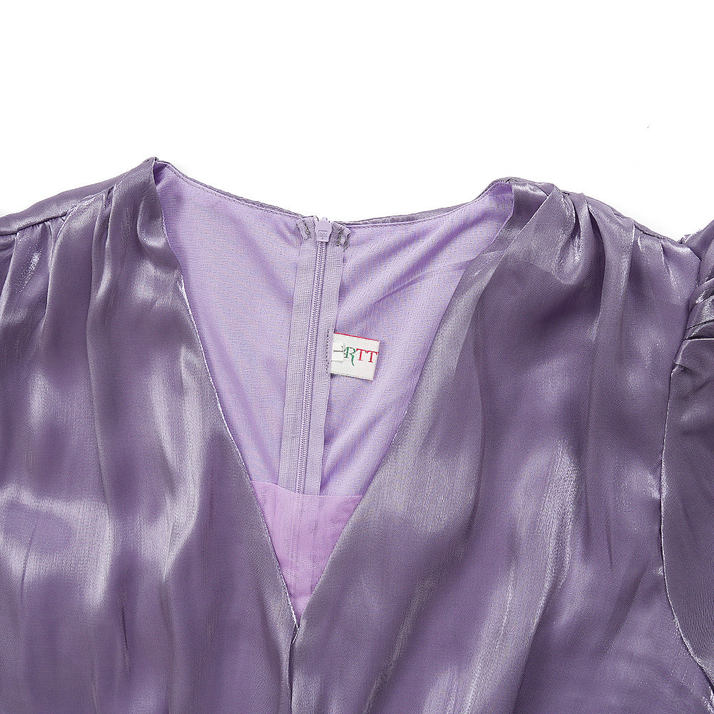 Africa Plus Size Women's Fashion Loose Sequin Evening Dress 16