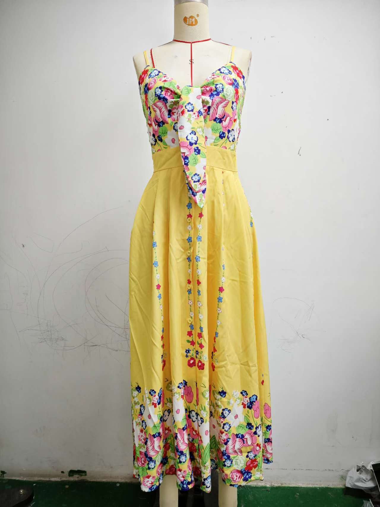 Women Summer Strap Dress Full of Flowers Sexy Strap Dress 13