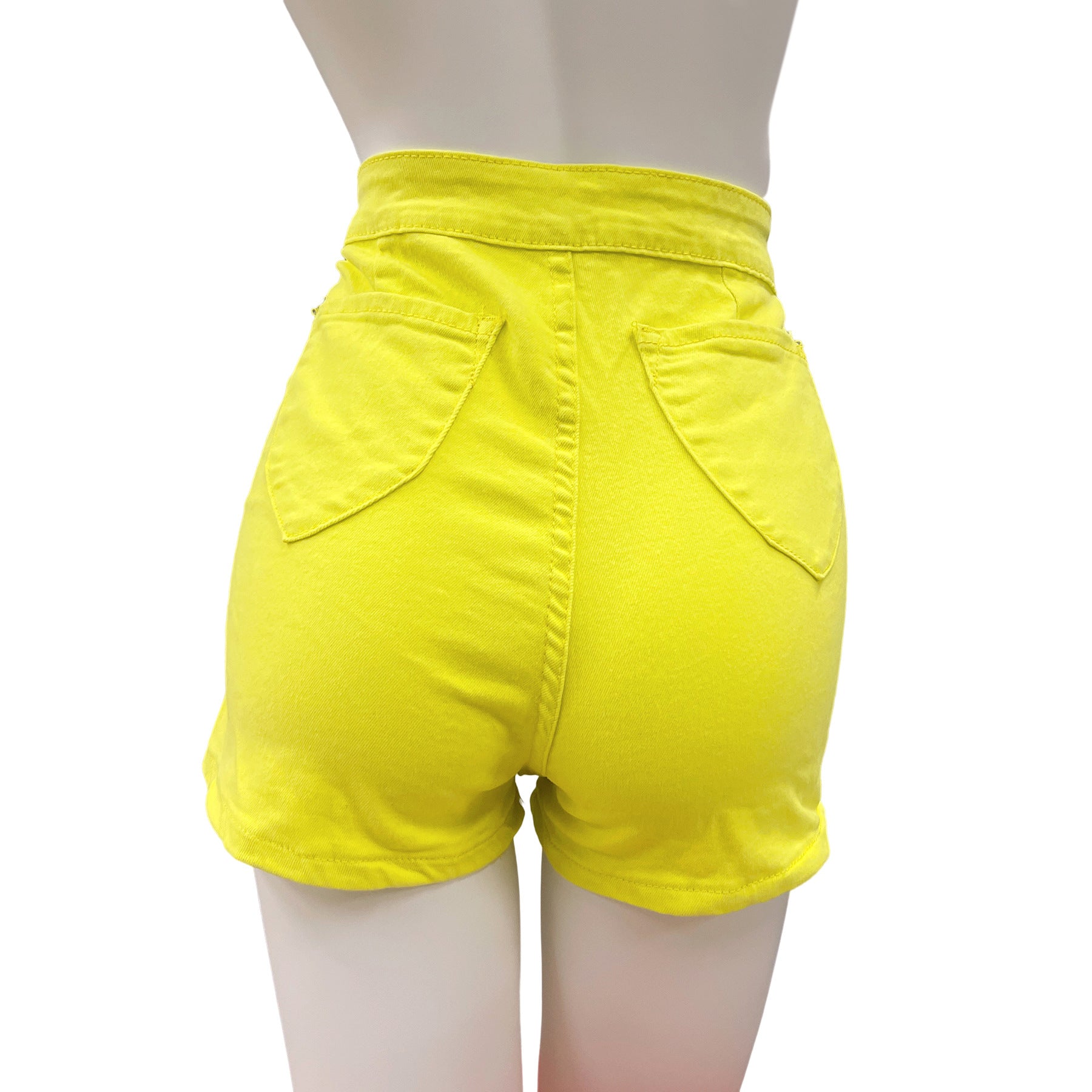 High Waist Stretch Plus Size Sexy Ripped Women's Denim Shorts 16