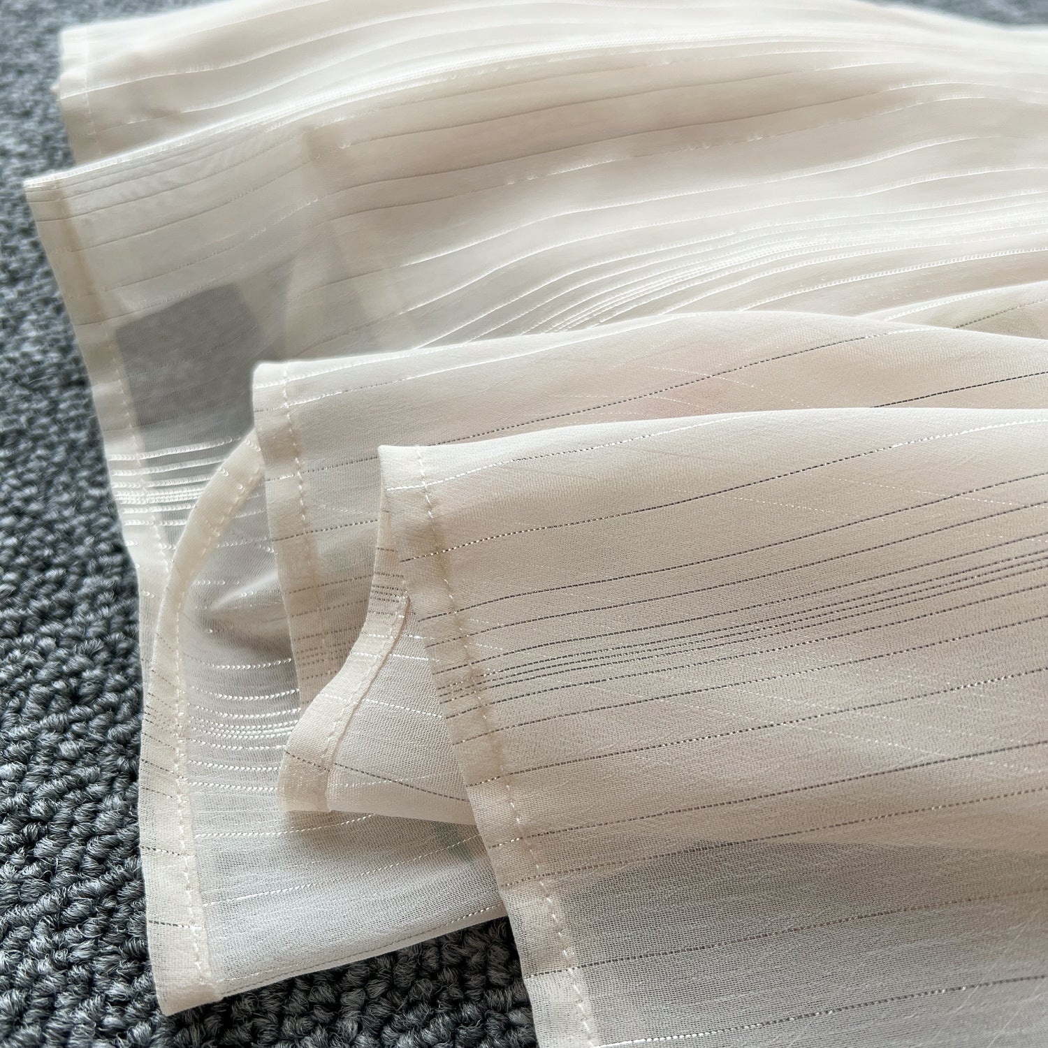 Printed Stand Collar Long-Sleeve Slim Waist Belt Chiffon Maxi Dress 7