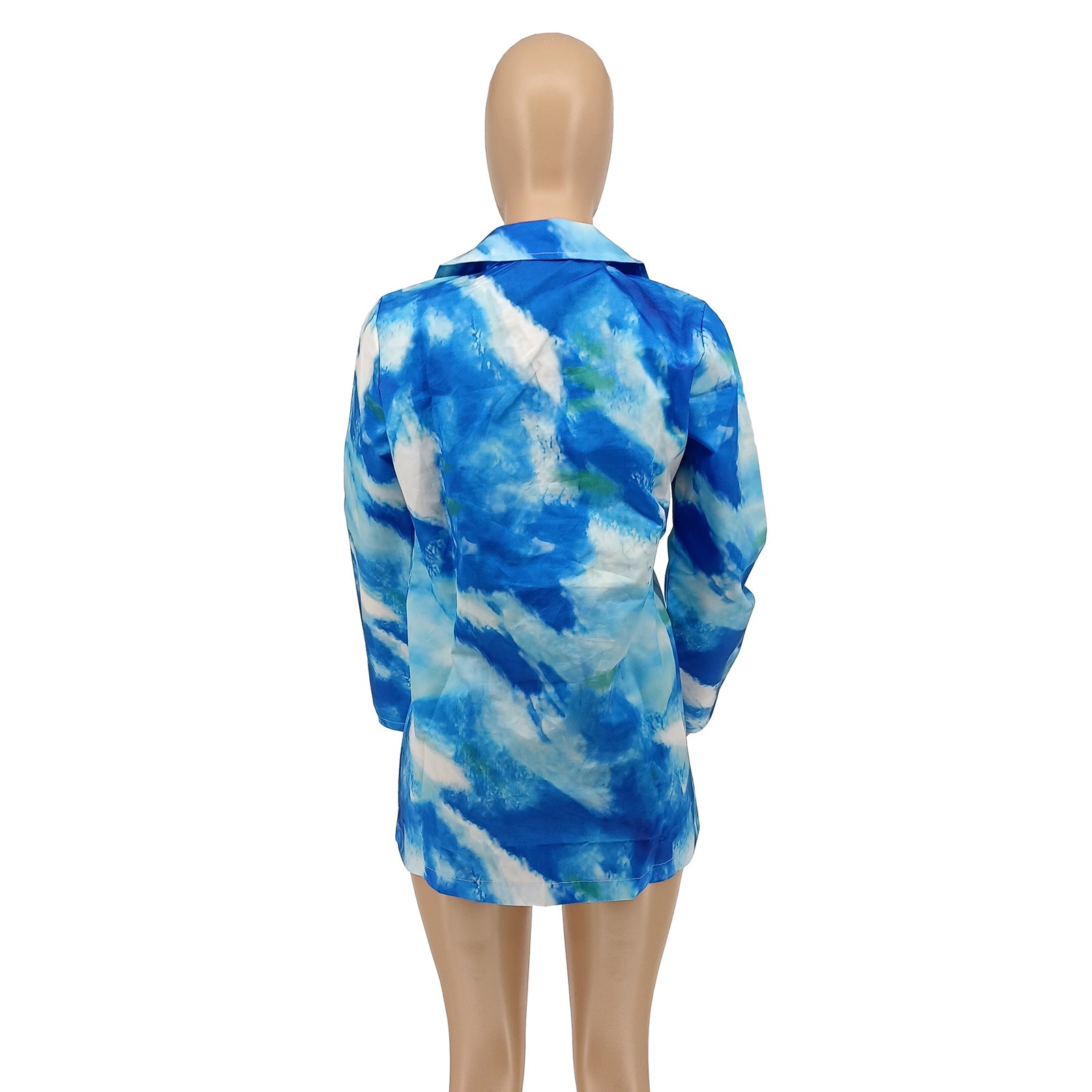 Women'S Fashion Trendy Print Long Sleeve Chic Blazer 8