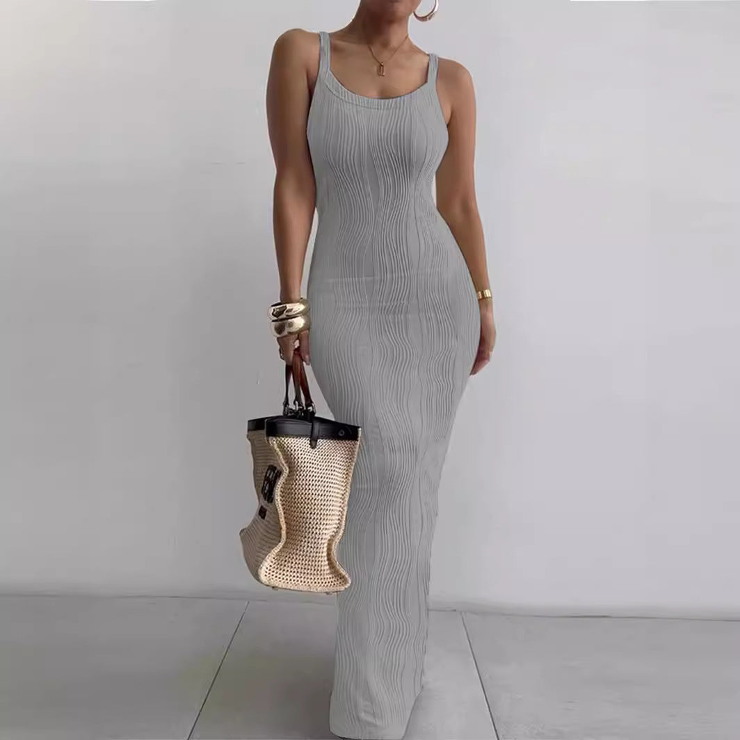 Women Summer Sleeveless Maxi Dress 12