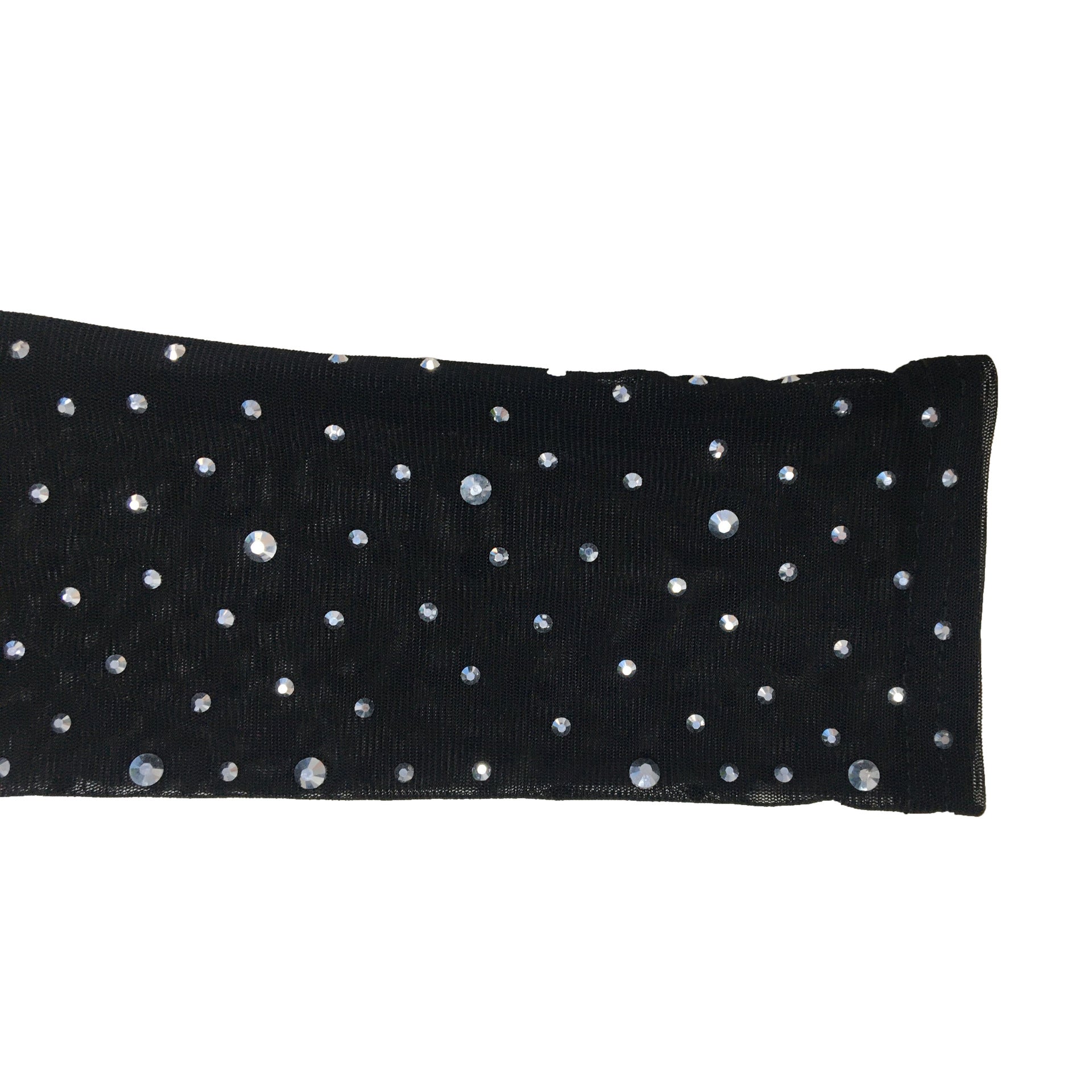 Women's Fashion Solid Color Mesh Beaded See-Through Slip Dress 22