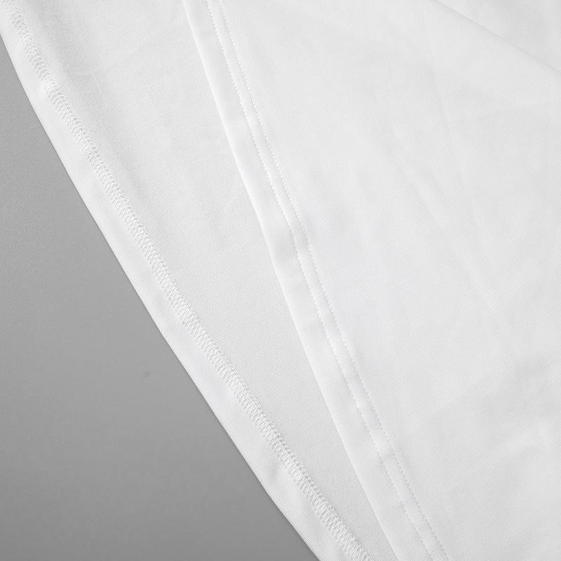 Women's Summer Solid Color Chic Elegant Strapless High Waist Long Dress 15