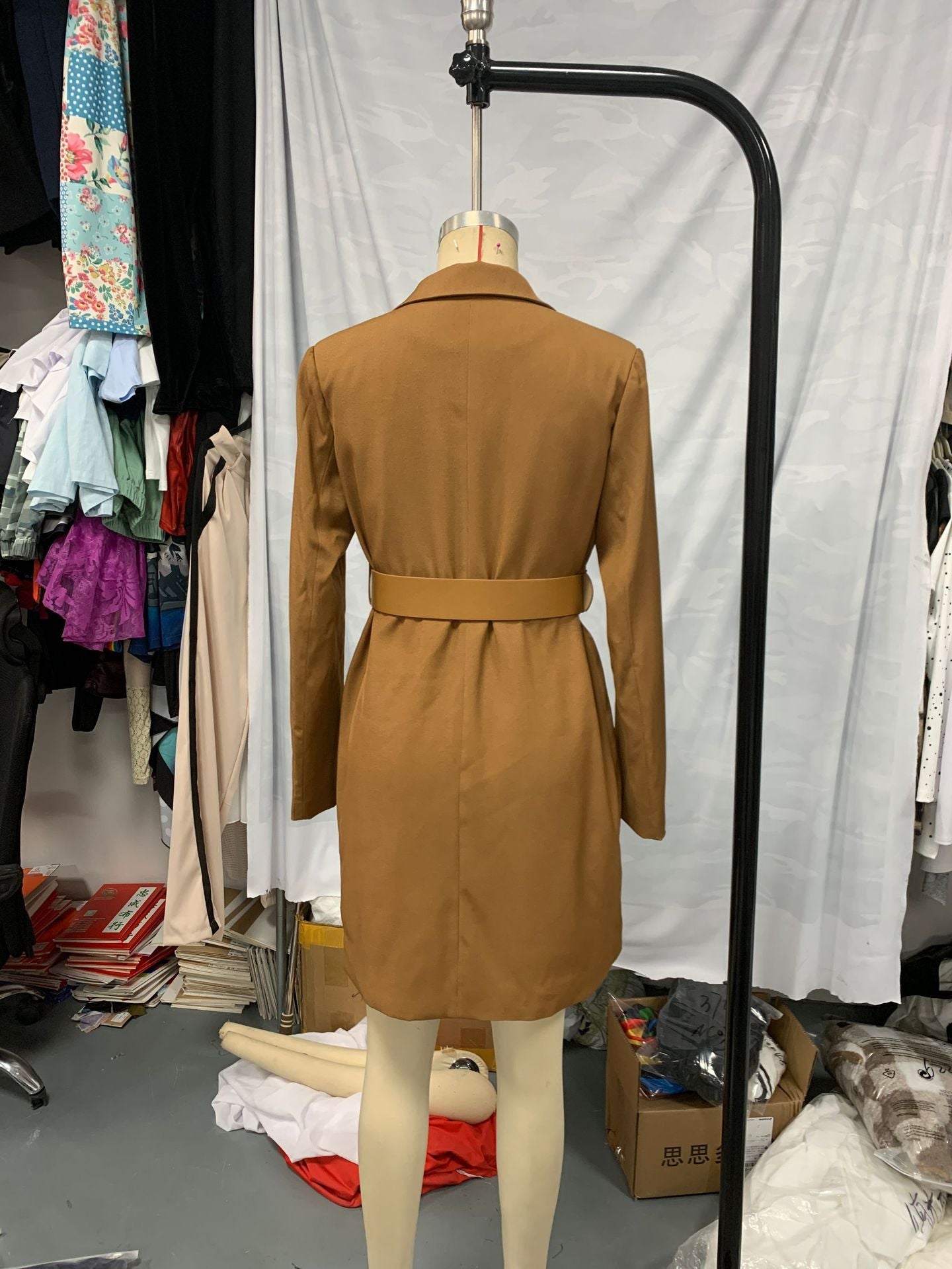 Women long sleeve Blazer dress 8