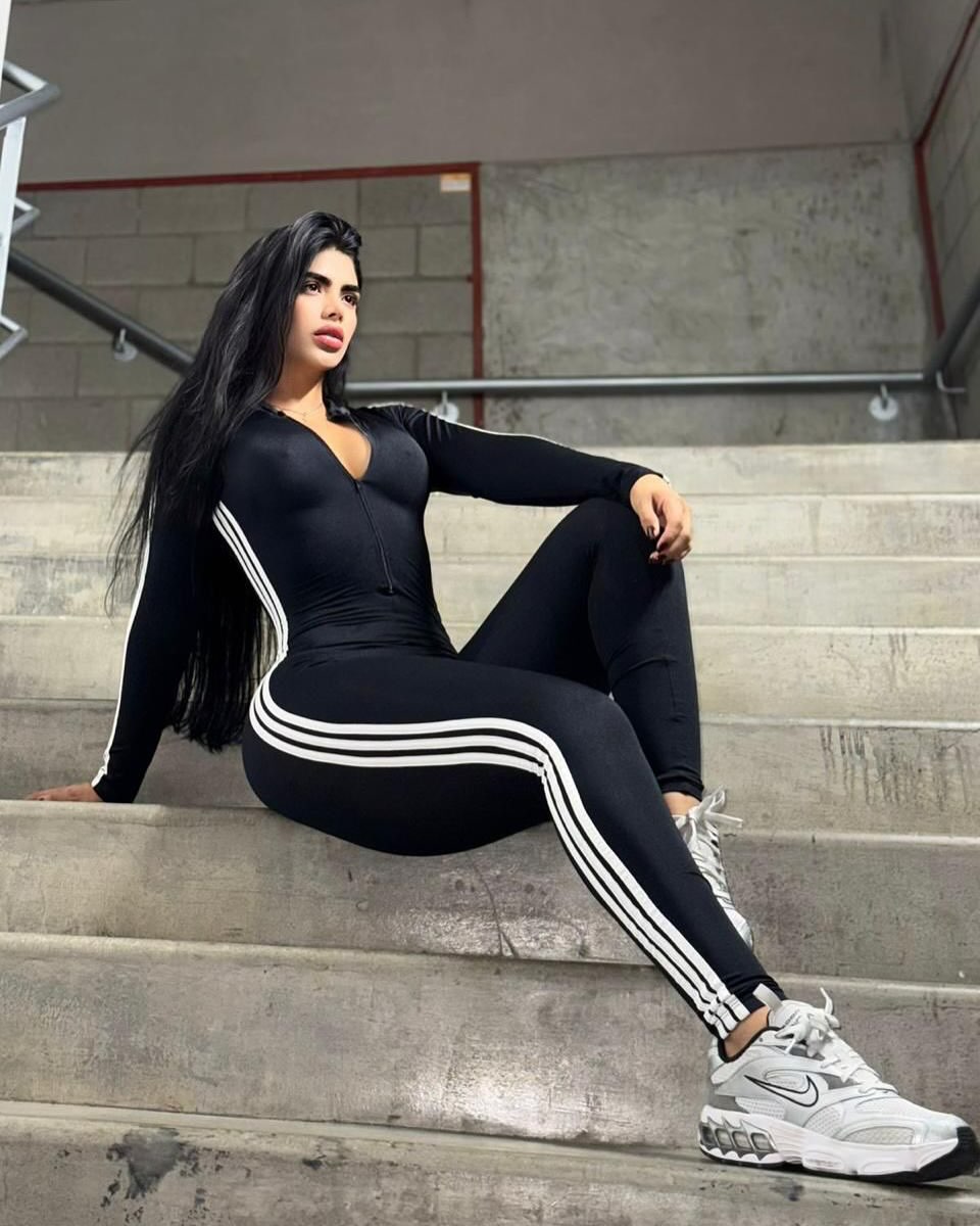 Women Striped Half Zipper Jumpsuit 8