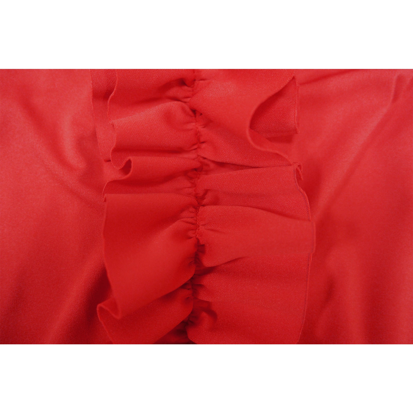 Women's Sexy Ruffled One-Shoulder Slit Evening Dress 15