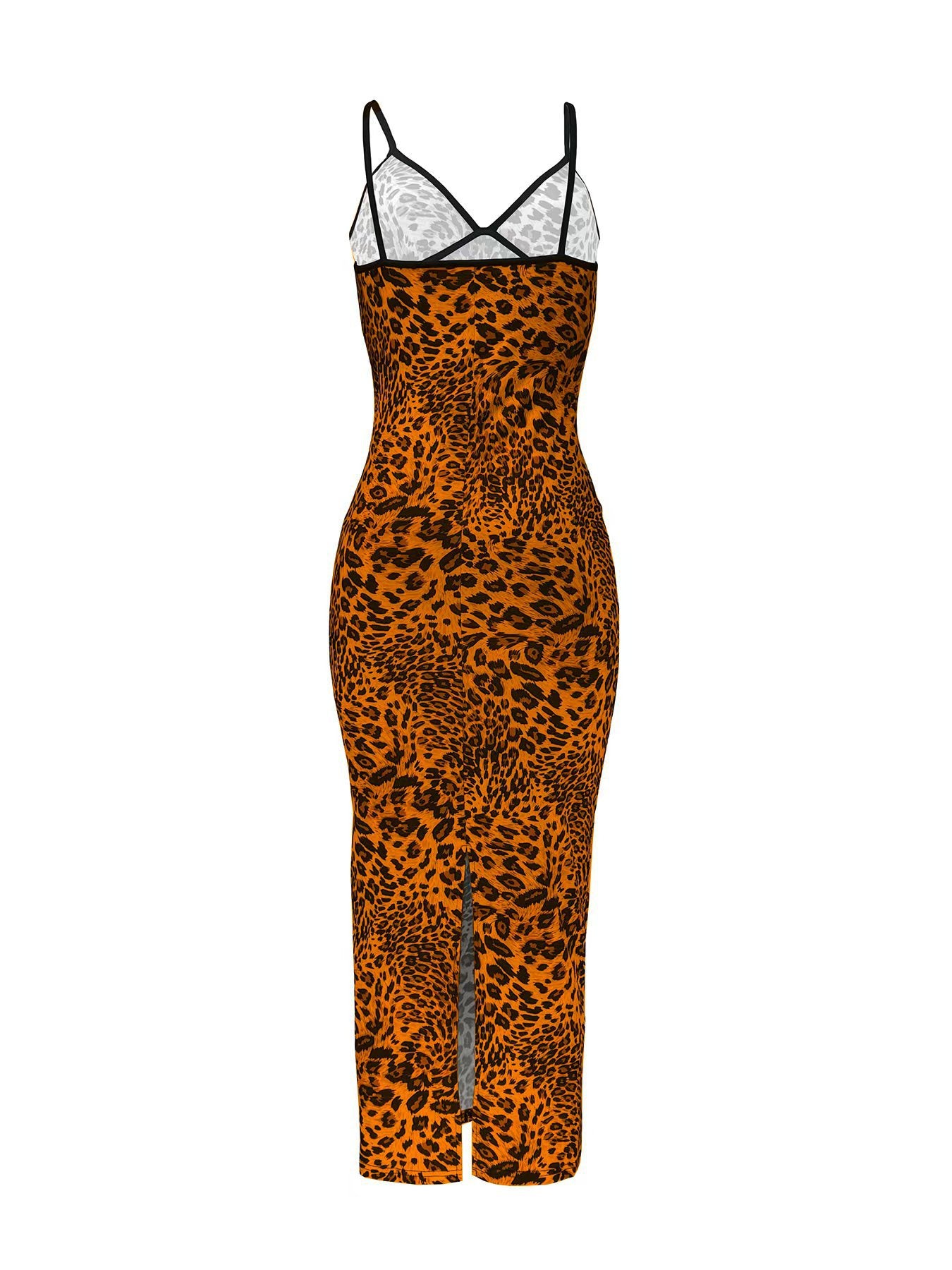 Women Summer Casual Leopard Dress 15