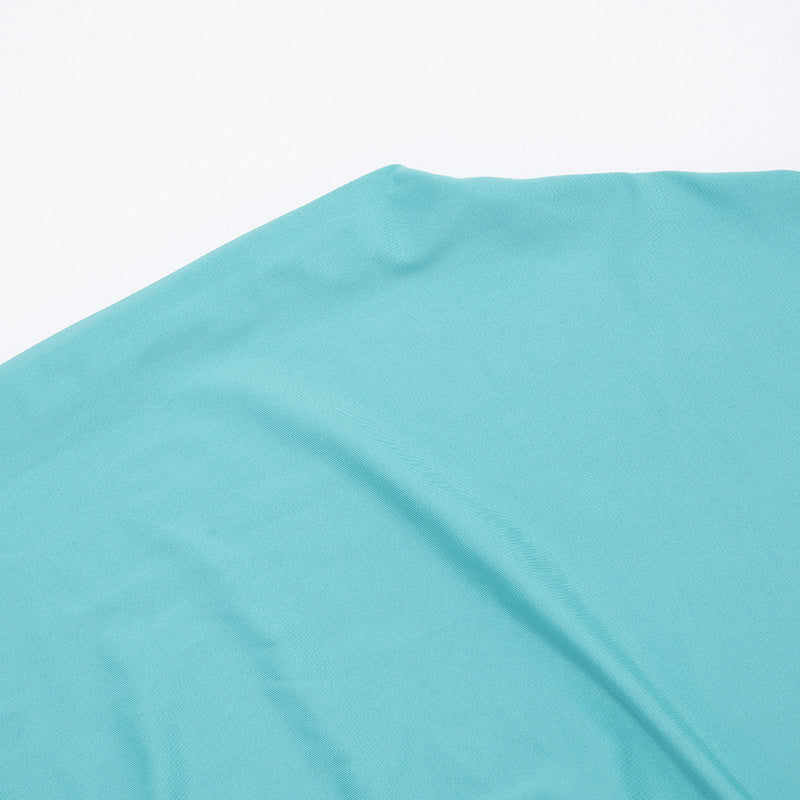 Women Off-Shoulder Bell Bottom Long-Sleeved Top and Skirt Two-Piece Set 24