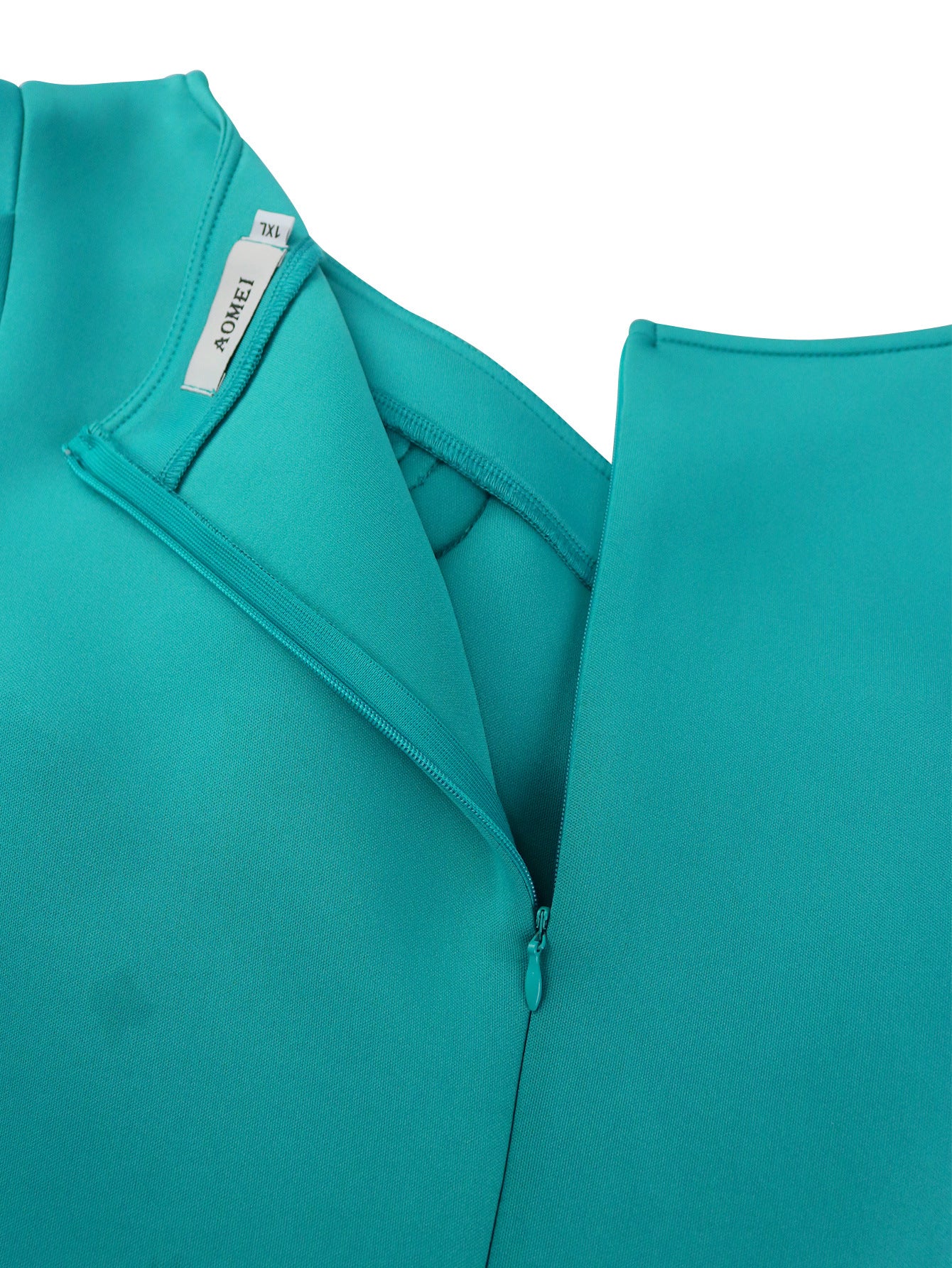 Women asymmetric collar Formal Party Dress 11