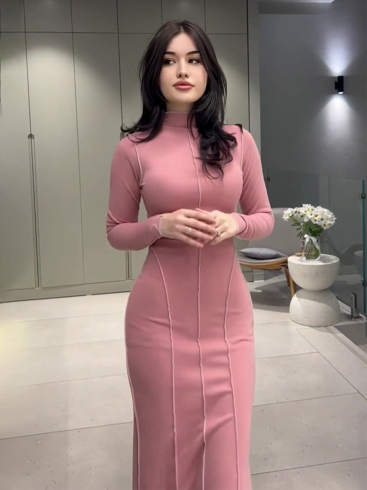 Women Bodycon Knitting Dress
