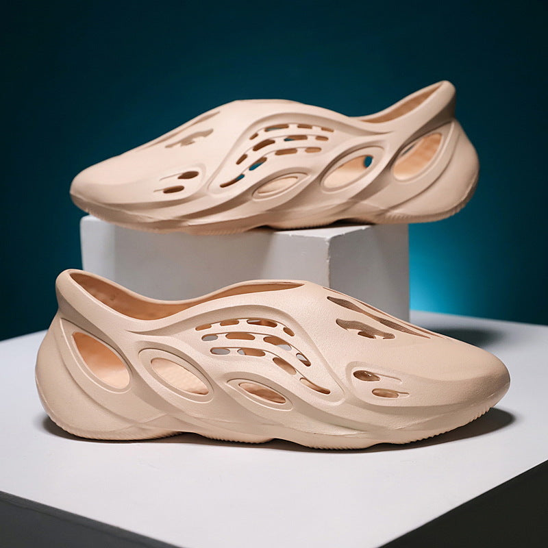 Plus Size Sandals Men's Summer Hole Shoes Men's and Women's Beach Shoes 6