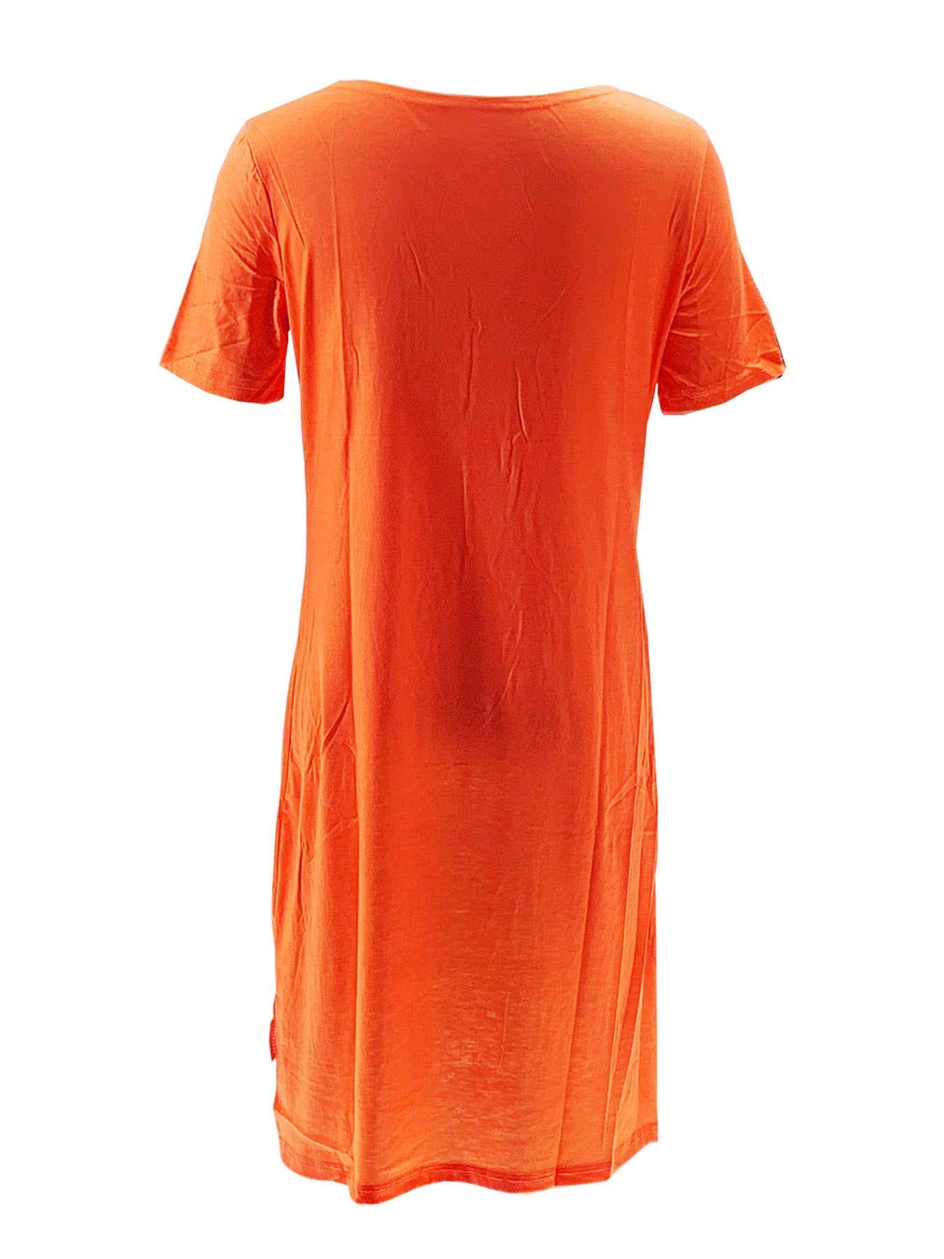 Women Printed Round Neck Casual Dress 5