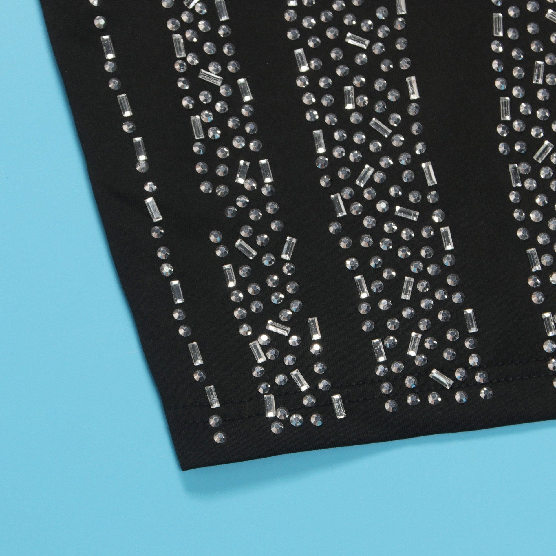 Sexy See-Through Beaded Mesh long sleeve Bodycon club dress 19