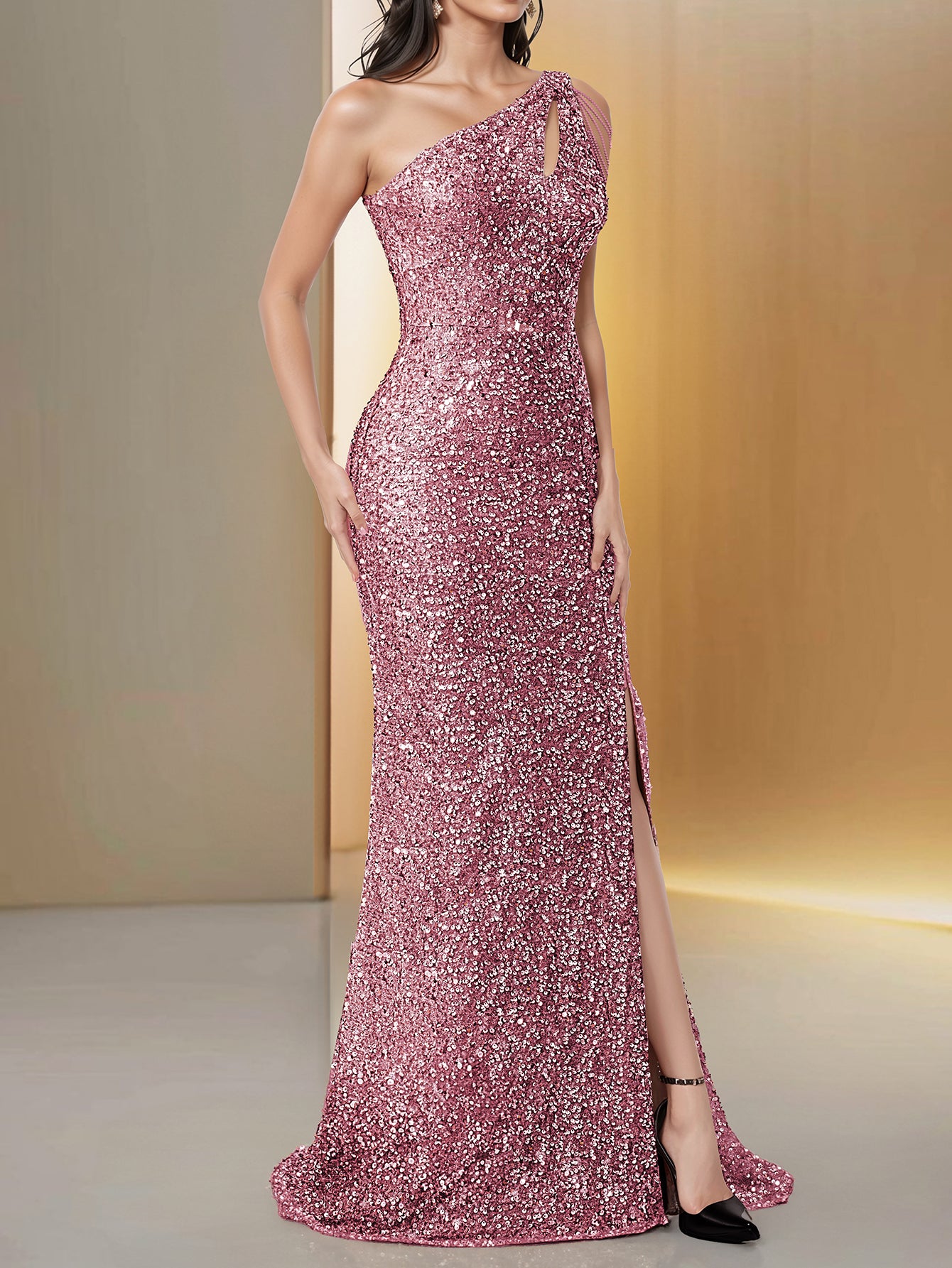 Luxury Long Dress Sexy Elegant Sequin Evening Dress for Formal Party & Cocktail Events 4