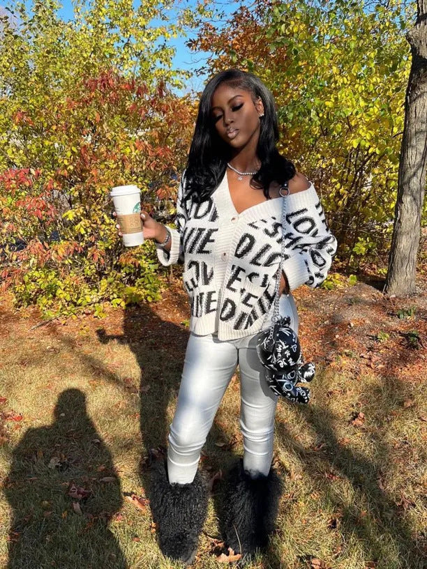 Women autumn and winter loose sweaters 7