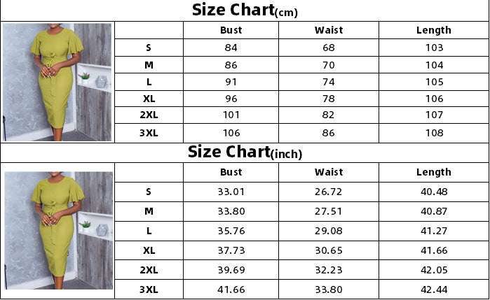 Women's High Waist Chic Plus Size African Dress 6