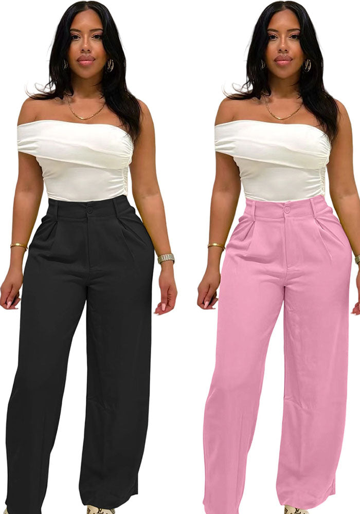 Women casual solid trousers