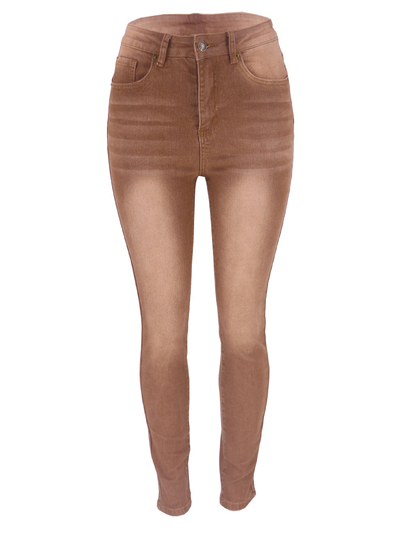 Women's Washed High Waist Denim Pants 10