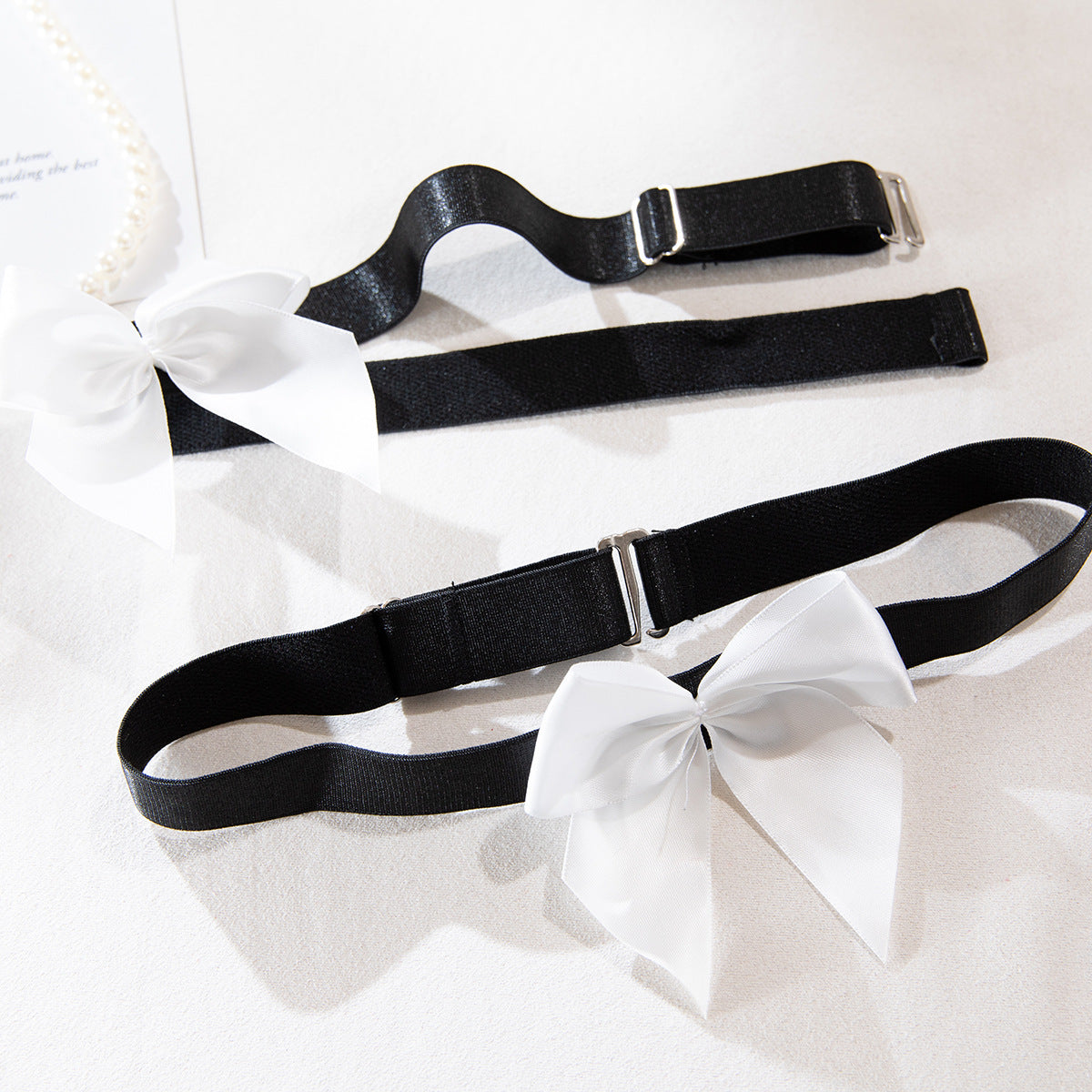 Women lace-up maid Pu-Leather cosplay uniform Sexy lingerie set 24