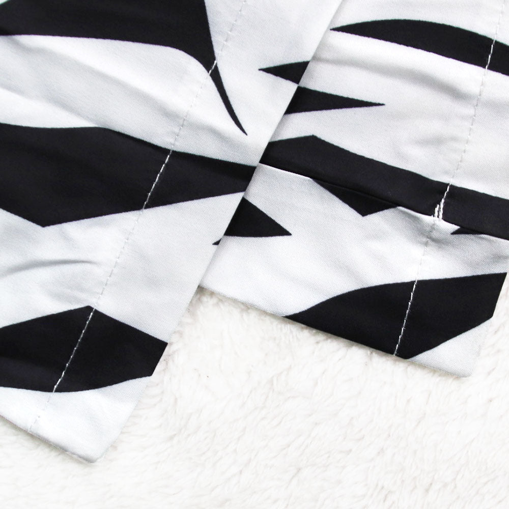 Women Irregular Printed Shirt and PantCasual Two-piece Set including Belt 22