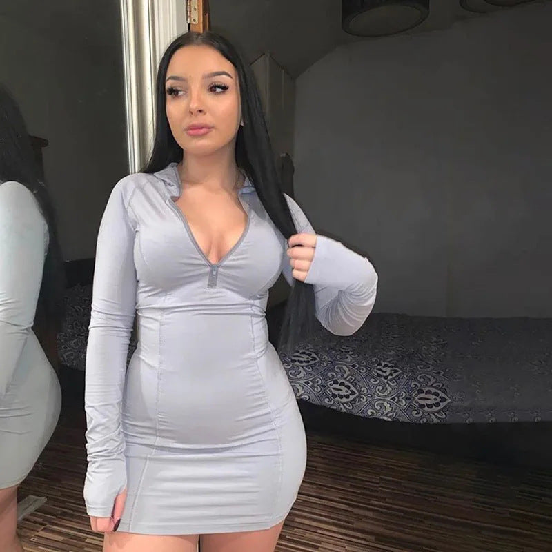 Long Sleeve Slim Fit Bodycon Dress 3