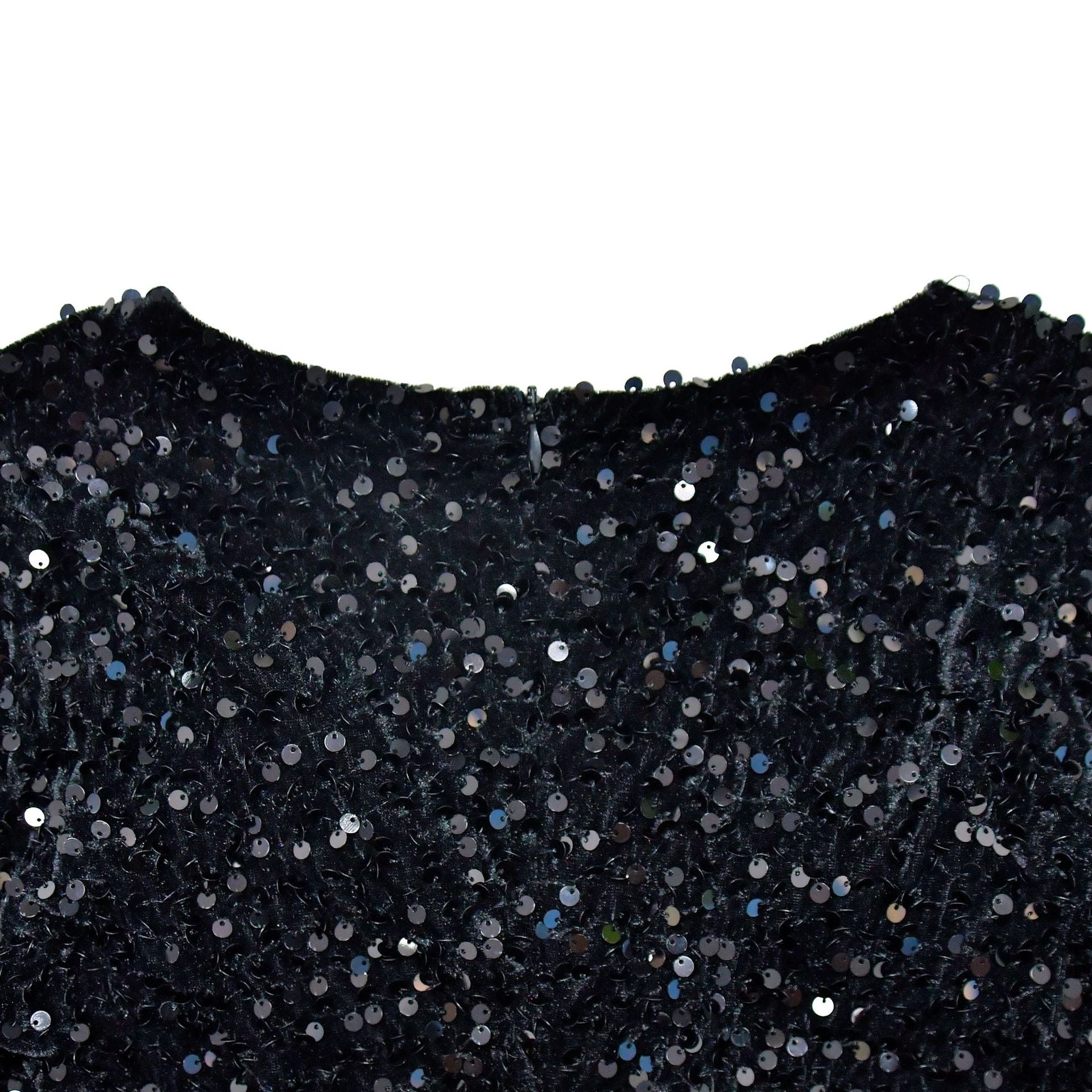 Women Solid Sequined Tassel Long Sleeve Dress 17