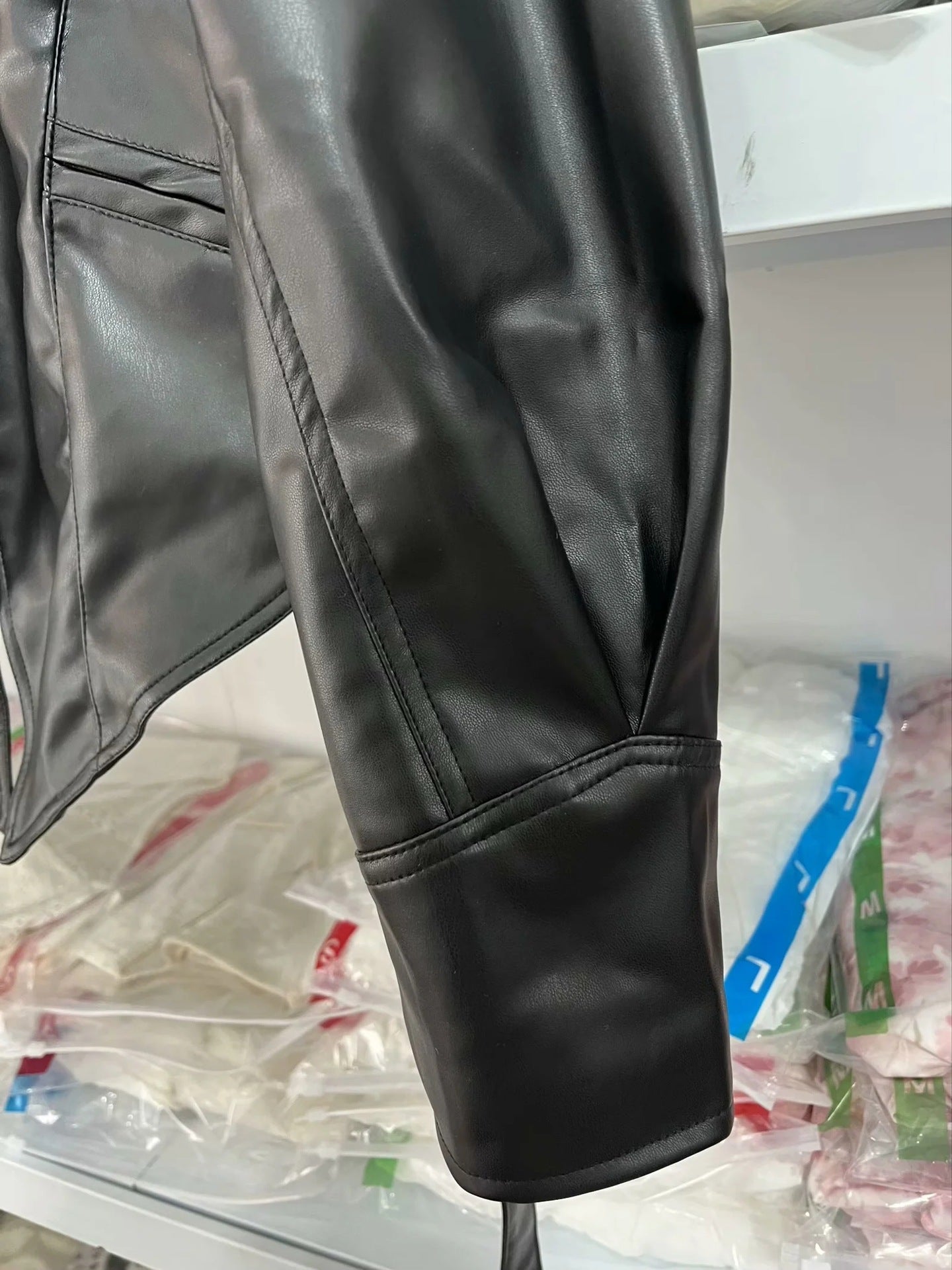 Women's American Retro Casual Faux Leather Jacket 26