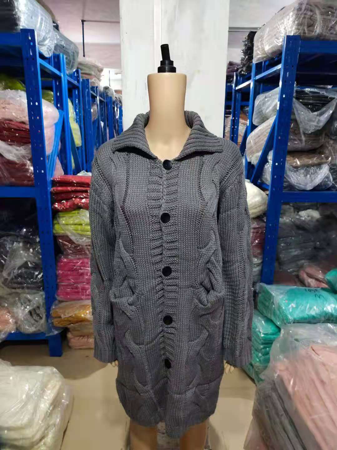 Women's cardigan Plus Size sweater coat Fashion sweater 49