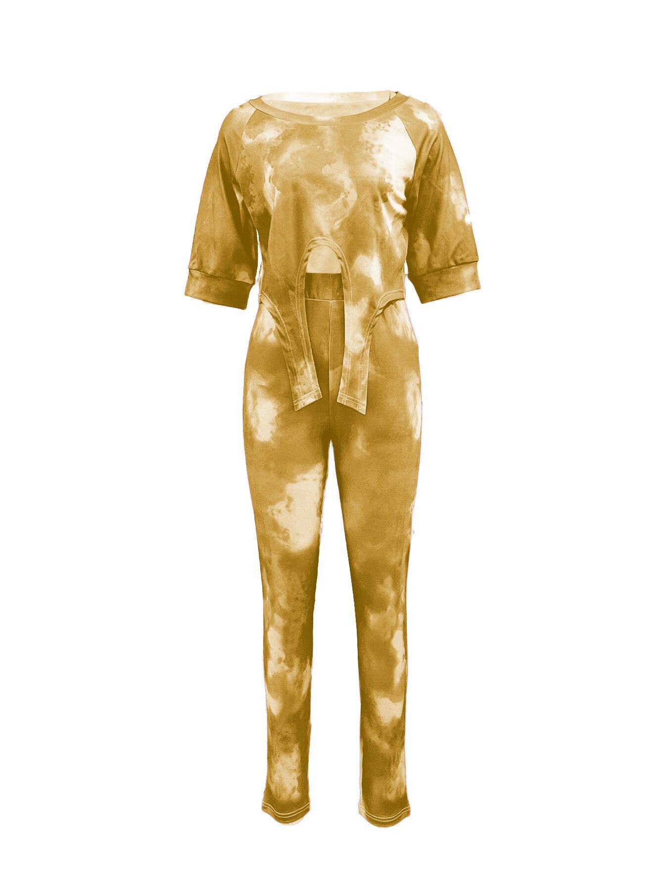 Women Printed Sexy Top and Pants Two-Piece Set 16