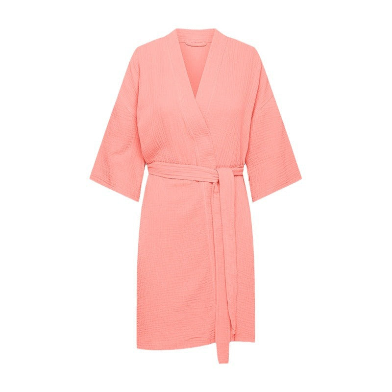 Women bathrobe home robe 8