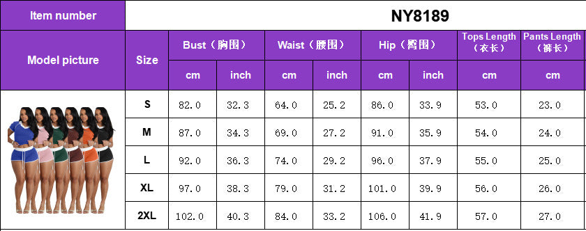 Women's Casual Sports High Stretch Yoga Two Piece Shorts Set 17