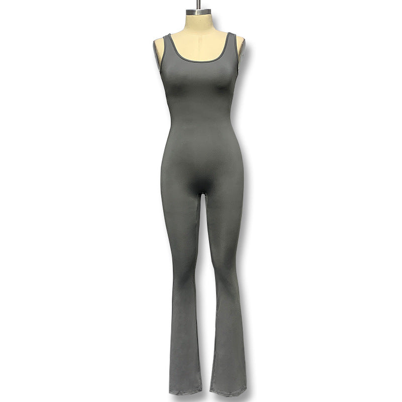 Women Casual Hollow Sports Jumpsuit 13