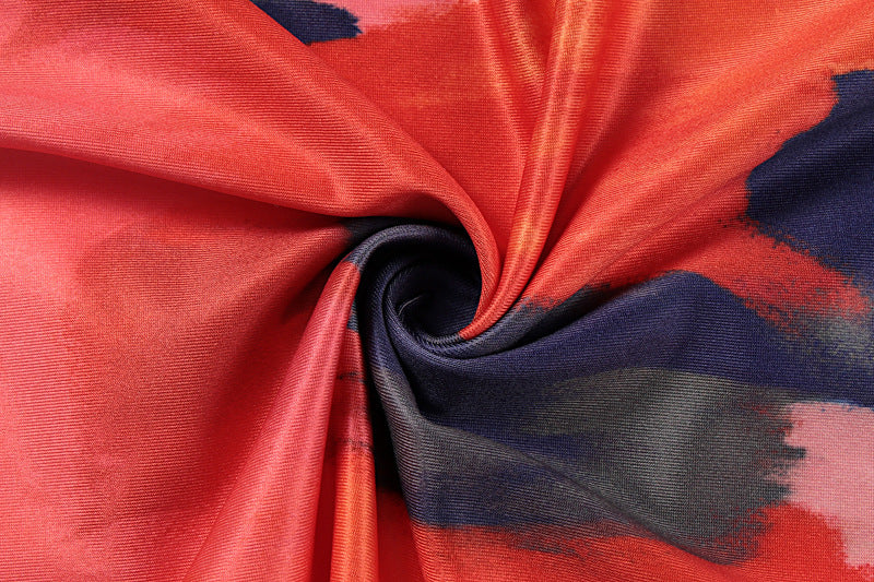 Women Summer Sexy V-Neck Printed Sleeveless Strap Dress 15