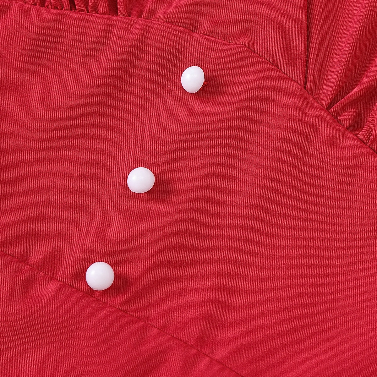 Women Sexy Puff Sleeve V-Neck Dress 11