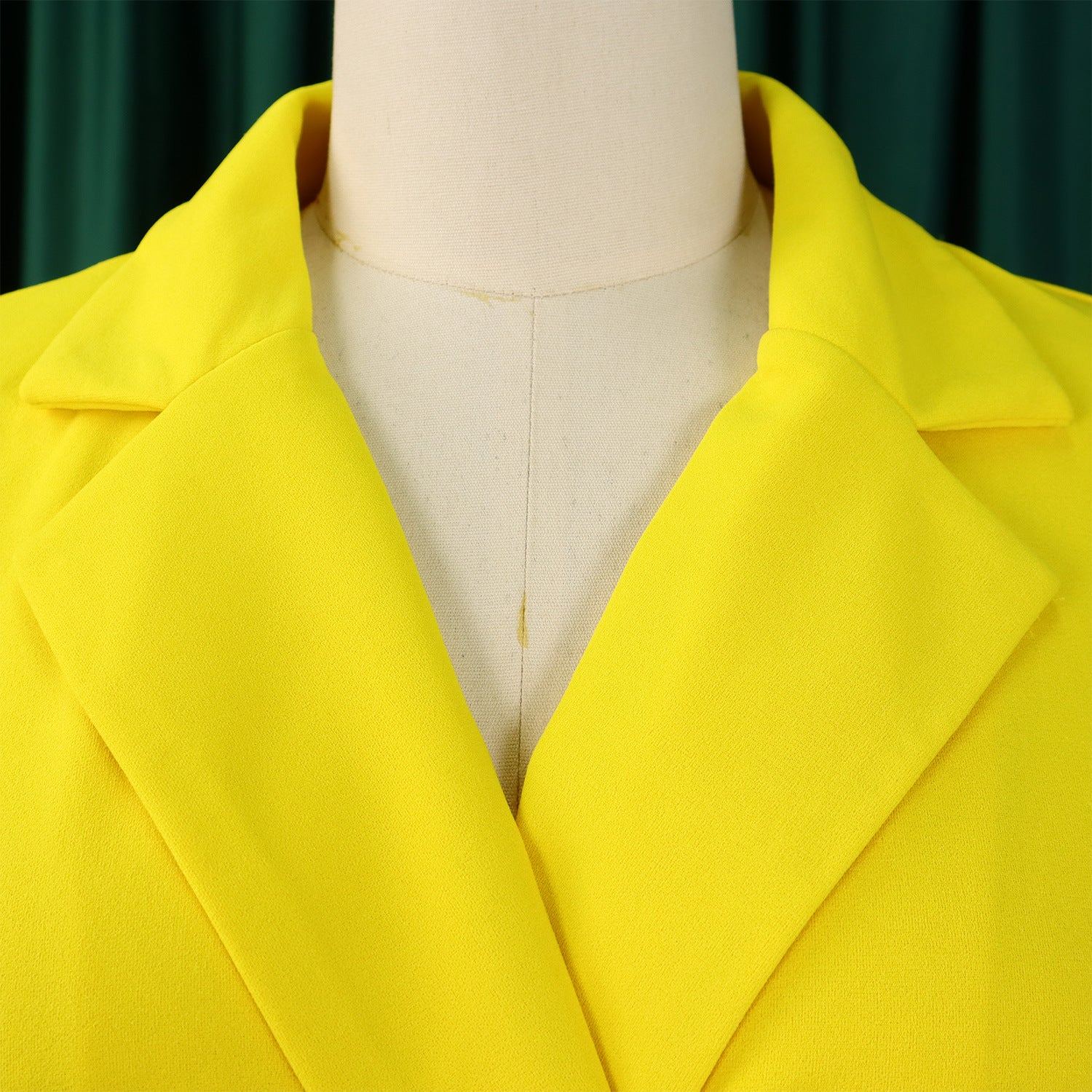 Fall Winter Fashion Women's Turndown Collar Fashion OL Elegant Pleated African Dress 16