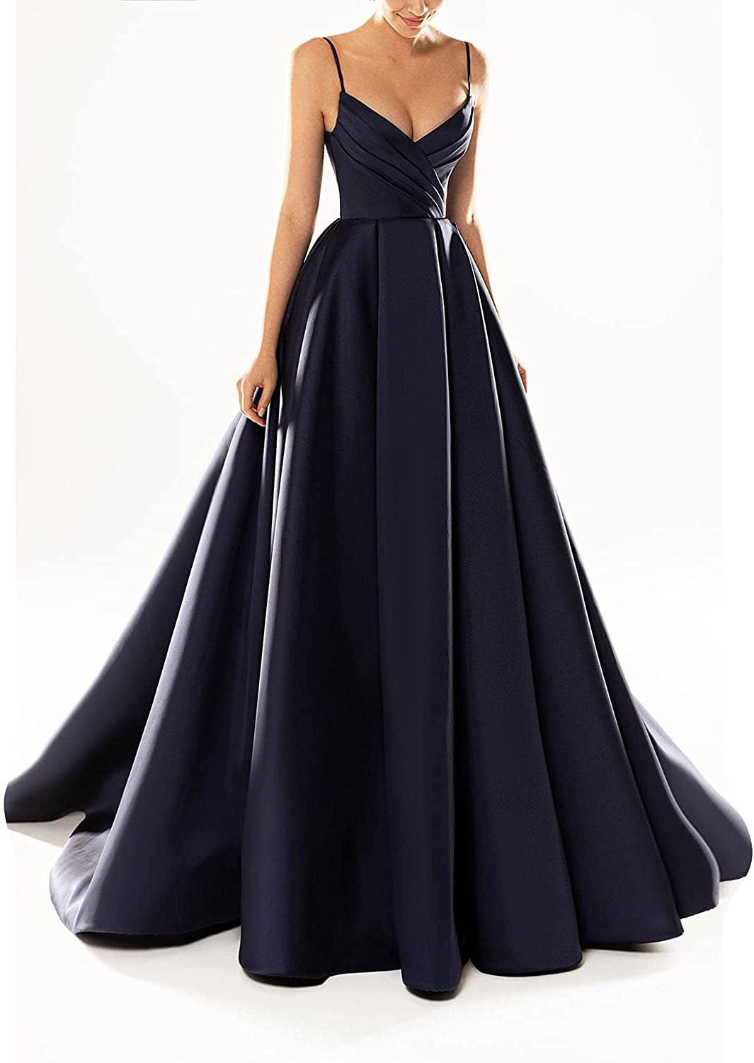 Women French Velvet Sequined Sexy V-Neck Strapless Evening Dress（Processing time need 3-6 days） 7