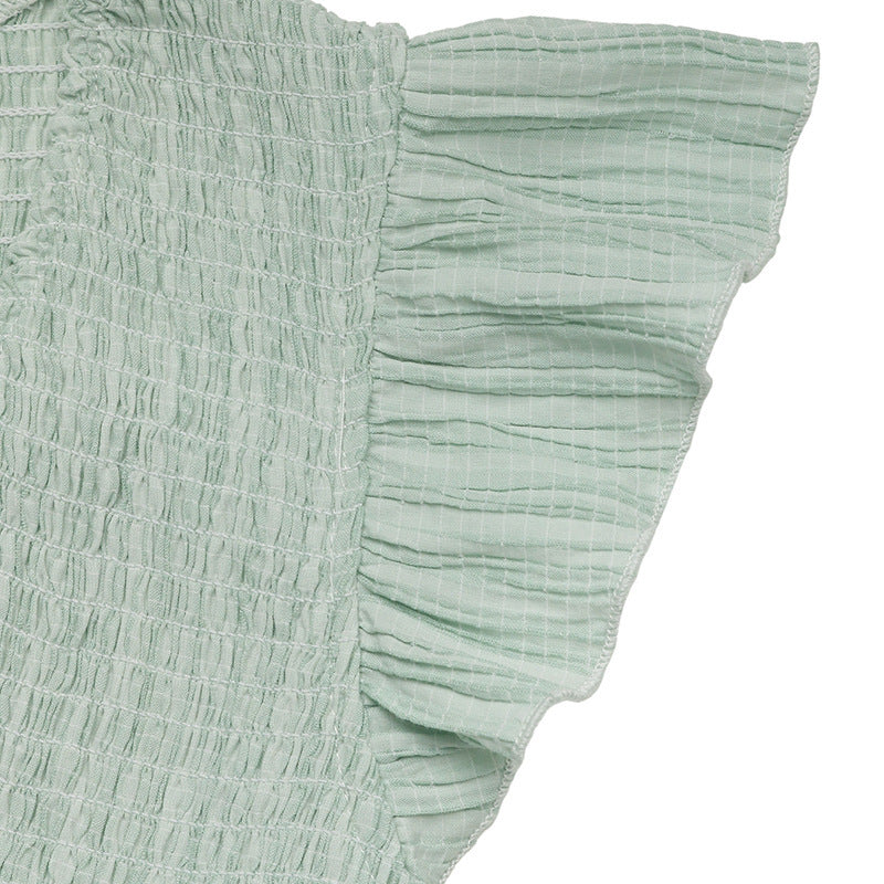 Women summer v-neck split dress 9