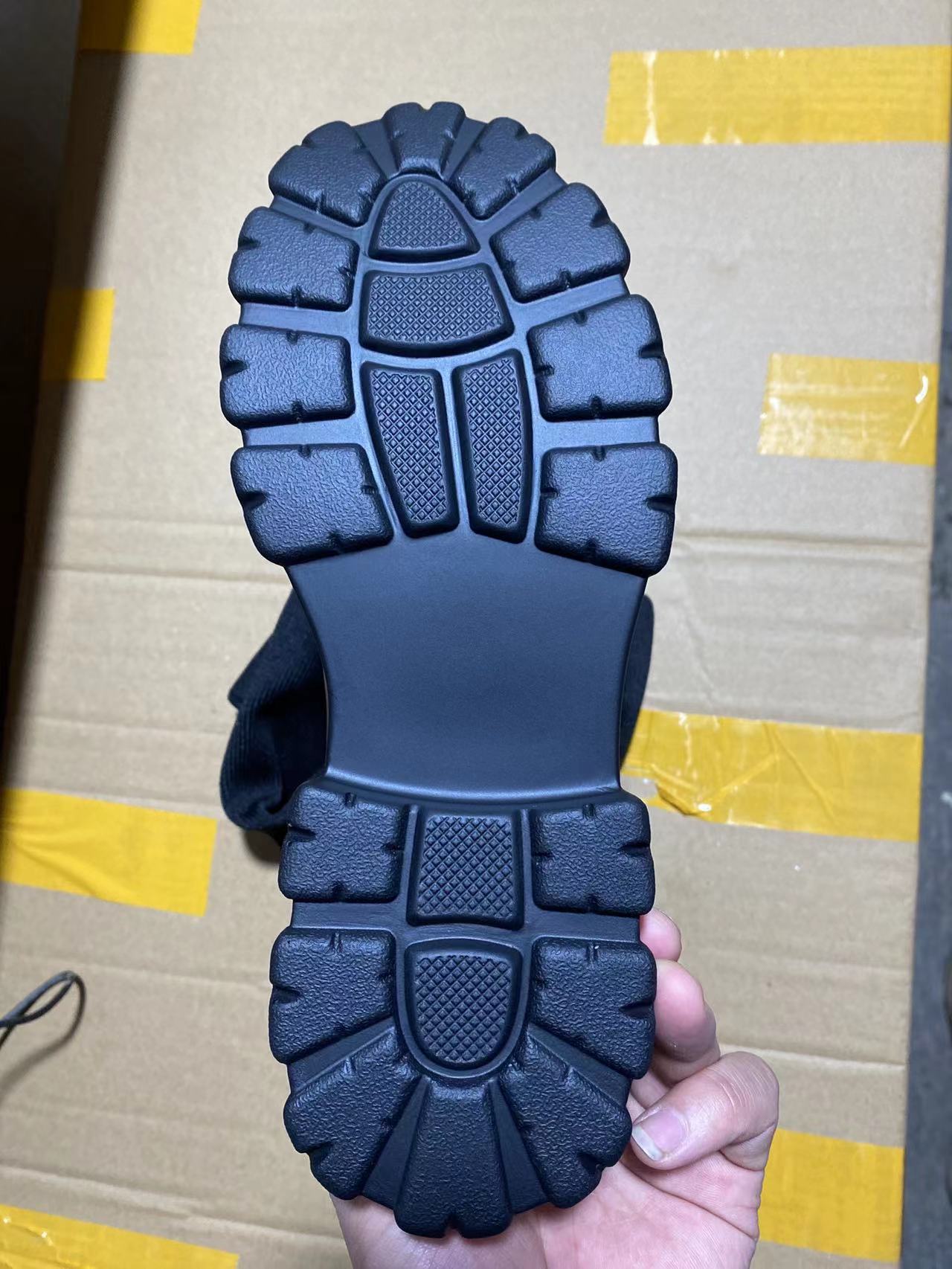 Women's cotton boots autumn and winter long Martin boots leather knitting Patchwork over the knee boots 10