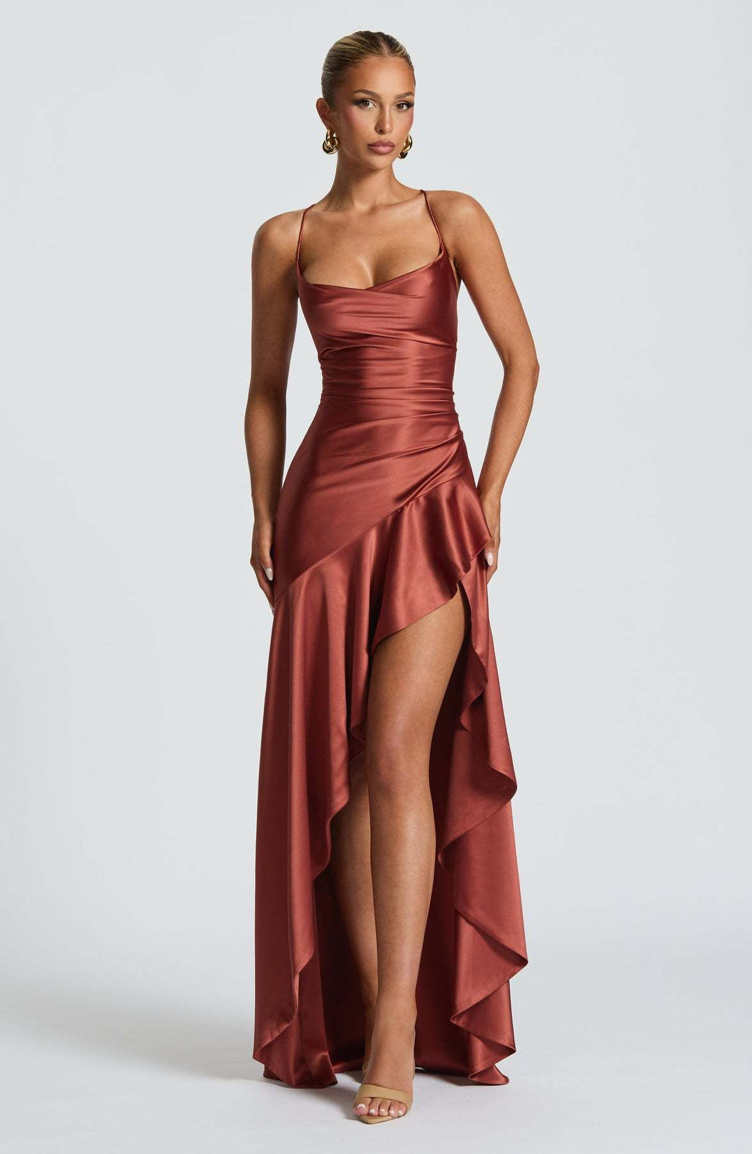 Women Sexy Strapless Maxi Dress 4