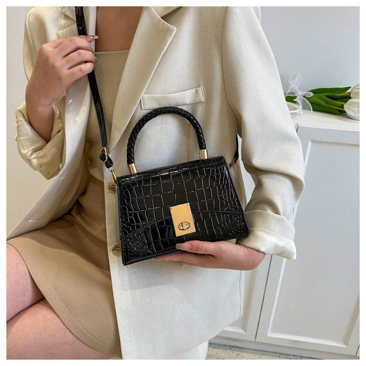 Popular Winter Retro Small Bag Women's Casual Textured Shoulder Messenger Bag 20