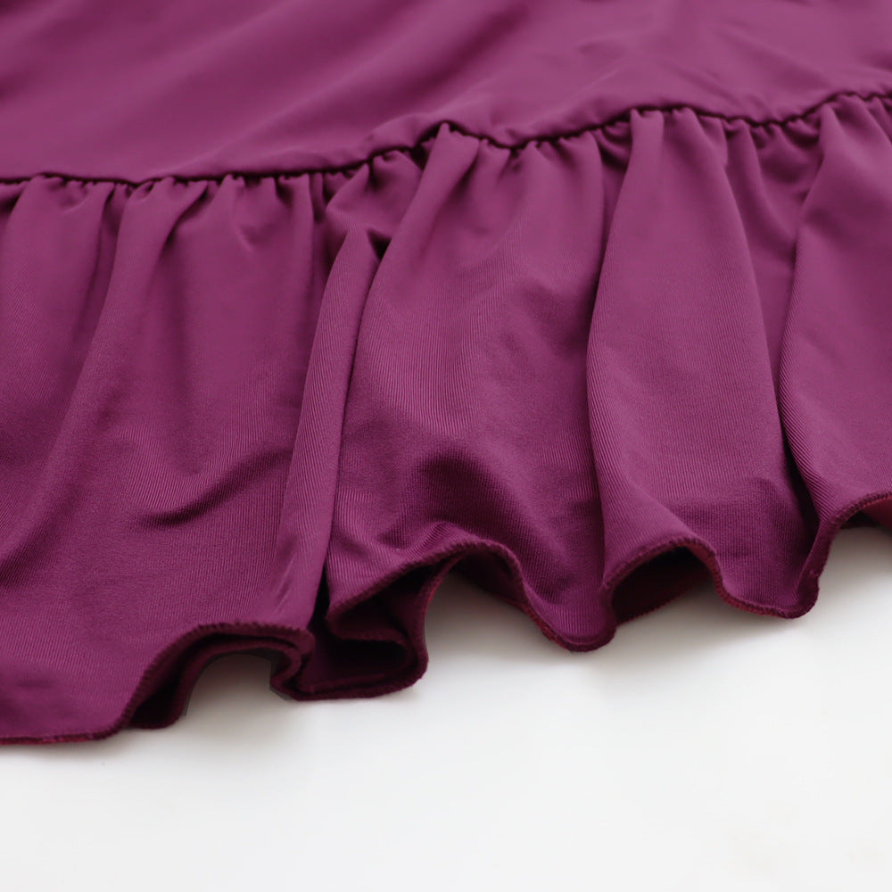 Women Sexy Backless Ruffled Slip Dress 18