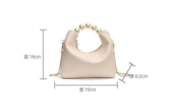 Women Pearl Handbag Chain Crossbody Bag 8
