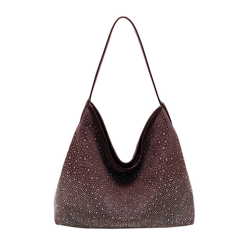 Women Shoulder Stud Style Bucket Bag 5