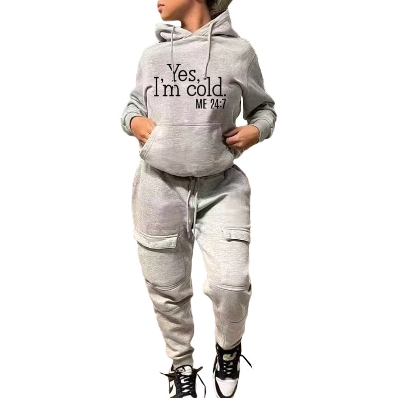 Women Casual Hoodies and Pant Two Piece 6