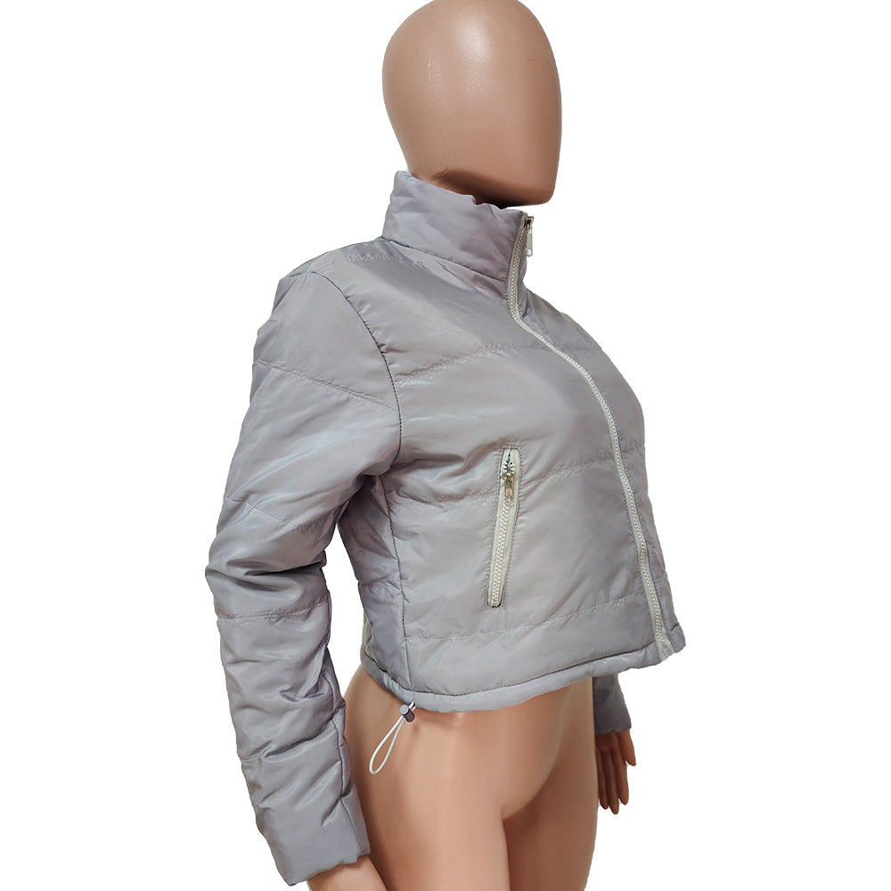 Women Winter Casual Solid Padded Jacket 28