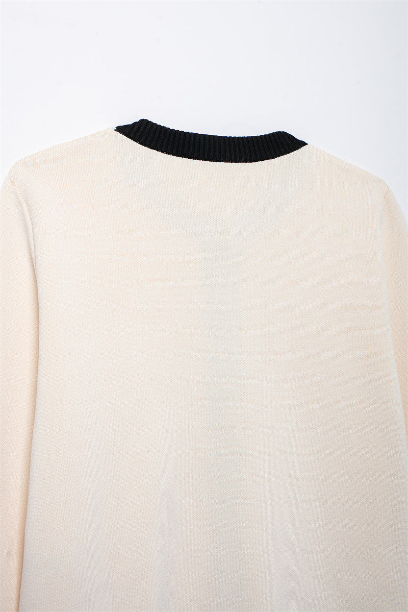 Women Autumn Gold-breasted Knitting Top 21